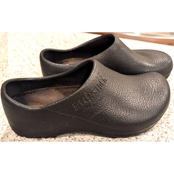 Birkenstock Profi Birki Size 41 Black Clogs Wms 10 Men 8 US Professional Comfort - Picture 2 of 9
